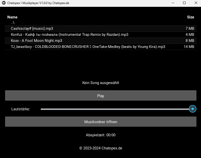 Chatopex Musikplayer